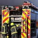Firefighters from four stations rushed to scene of road traffic collision on the M18.
