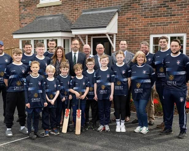 Sprotbrough Cricket Club, who will be sponsored by Crest Nicholson for the upcoming season, were also at the event, lending their support for the housebuilder’s commitment to the local community.