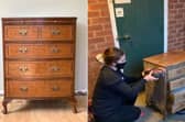 The latest upcycling project is underway with this bargain chest of drawers from Facebook Marketplace
