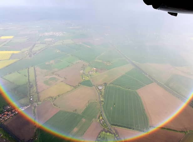 The circle rainbow above Doncaster