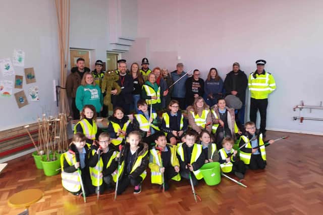Armthorpe was spruced up as part of a huge spring clean.