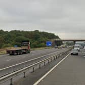 Drivers are facing huge delays on the M18 between Doncaster and Rotherham this afternoon, following a crash. File photo: Google
