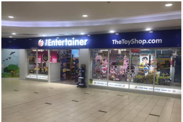 The Entertainer, which already has a branch in Frenchgate, has opened with a Doncaster Tesco store.