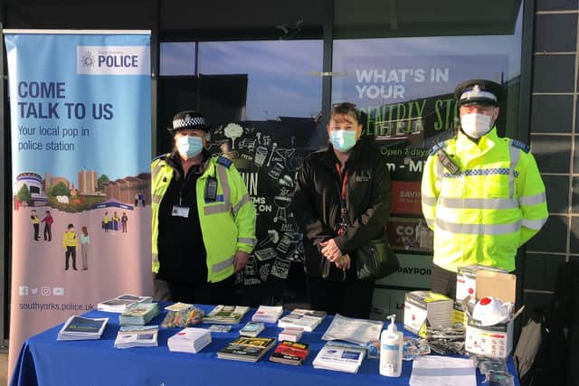 Police pop up in Kirk Sandall.
