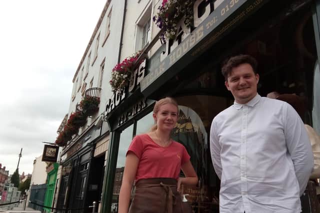 Grace Collins and Kieran Jones at Cactus Jacks