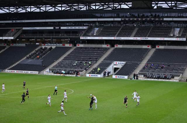 Doncaster Rovers failed to score at MK Dons for the fourth time in their last five games. Photo: Richard Heathcote/Getty Images