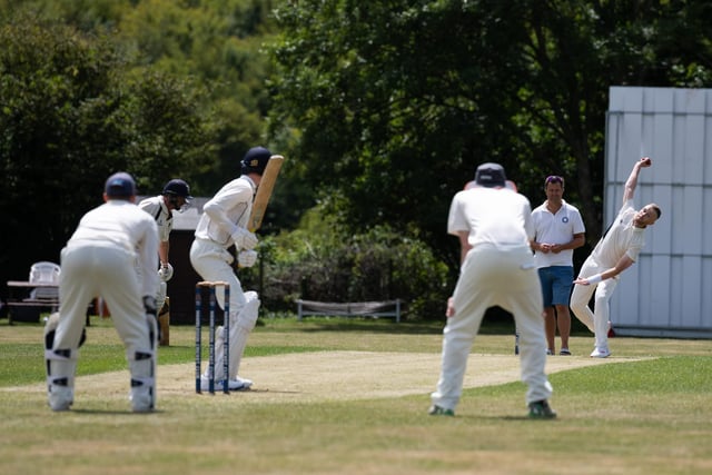 Hambledon Cricket Club return to action at Ridge Meadow. Pic: Jordan Pettitt/Solent News & Photo Agency