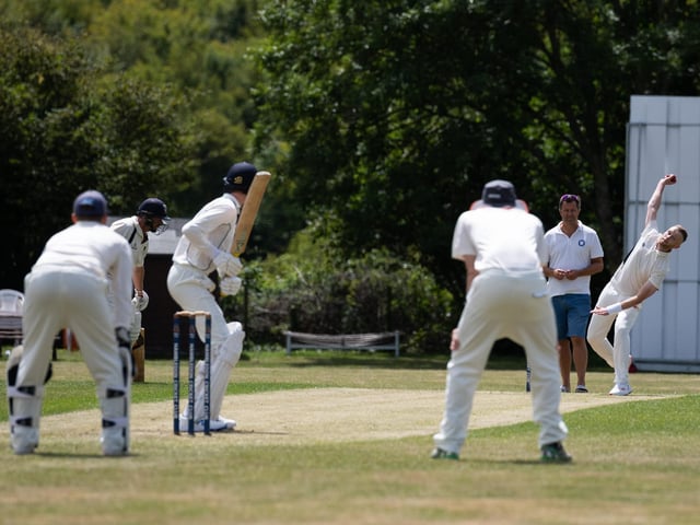 Hambledon Cricket Club return to action at Ridge Meadow. Pic: Jordan Pettitt/Solent News & Photo Agency