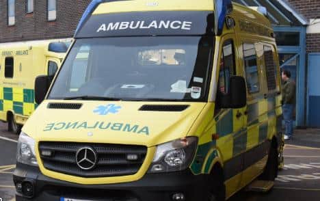 Yorkshire Ambulance Service sent an ambulance to the scene. Picture: Matt McLennan, Sheffield Newspapers