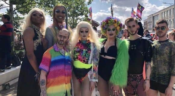 Fluidity at Doncaster Pride in 2019.