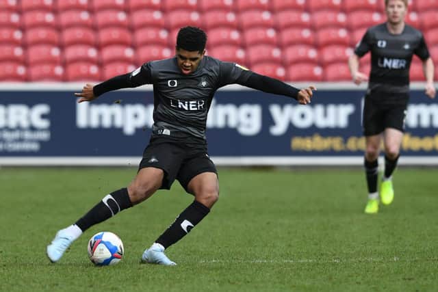 Tyreece John-Jules suffered a hamstring injury during the win at Swindon. Picture: Howard Roe/AHPIX