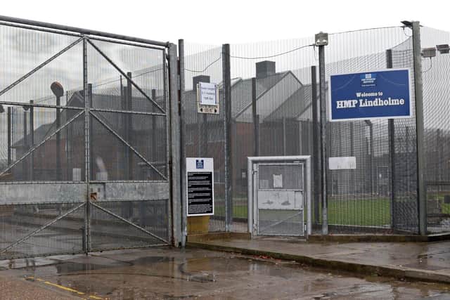 Pictured is HMP Lindholme prison, on Bawtry Rd, at Hatfield Woodhouse, Hatfield, Doncaster.
