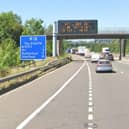 A ‘multi vehicle crash’ on the 18 has caused five mile tailbacks this morning. Picture: Google