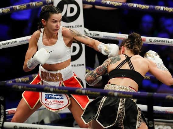 Terri Harper will return to the ring for the first time in 12 months. She was last in action against Katharina Thanderz in November 2020. Picture: Getty Images.