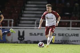 Northampton Town Sam Hoskins is rated by the whoscored.com website as League Two's best player this season.