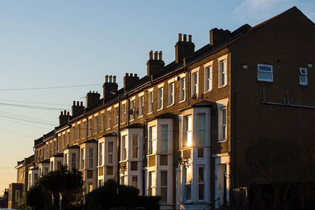 Stock picture of council houses