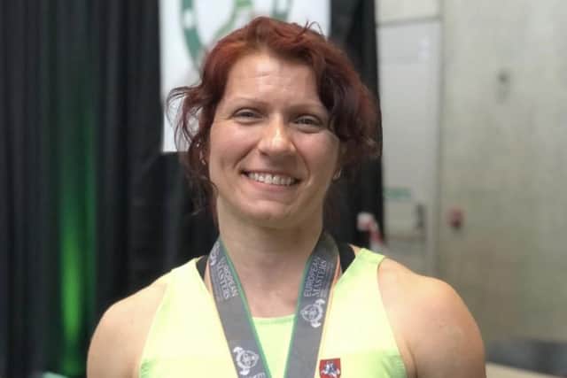 Doncaster strongwoman Ruta Lendraitiene is a new world record holder.