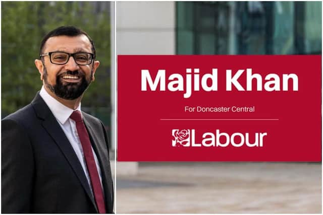 Councillor Majid Khan is bidding to become Labour's candidate for Doncaster Central