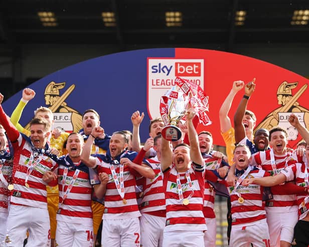 Rovers got the job done and clinched the League Two title. (Photo by Justin Setterfield/Getty Images)