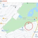The app puts DRI inside Sandall Park.