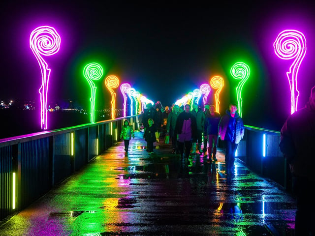 Yorkshire Wildlife Park winter illuminations 2025