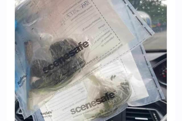 Cannabis was seized from two men in Doncaster.