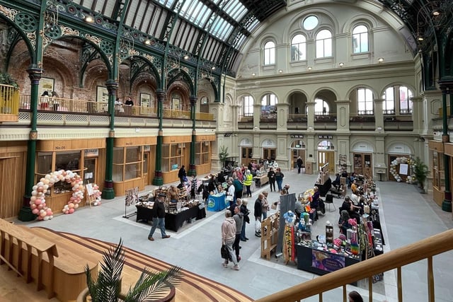 Inside the revamped Corn Exchange.