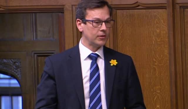 Don Valley MP Nick Fletcher speaking in Parliament