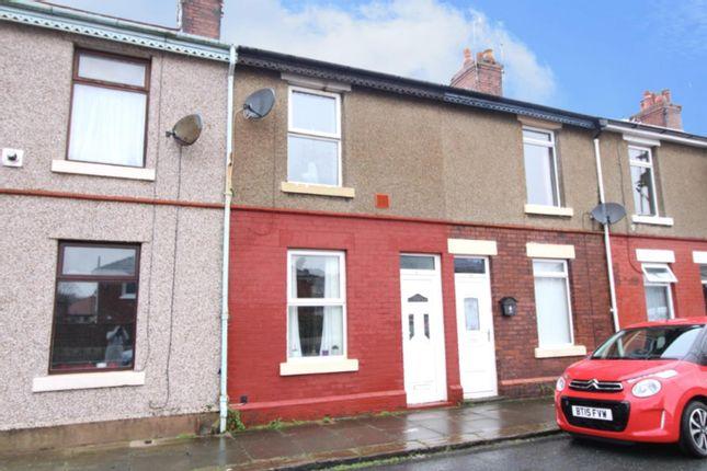 Offers in the region of £120,000 are invited for this two-bedroom, terrace home, on the market with Mighty House.