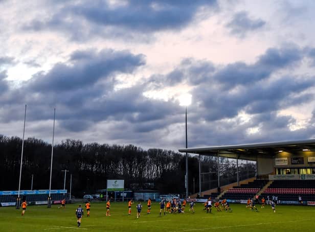 Doncaster Knights in action against Ealing Trailfinders at Castle Park. Both clubs ended last season in the top two Championship slots. Picture: George Wood/Getty Images