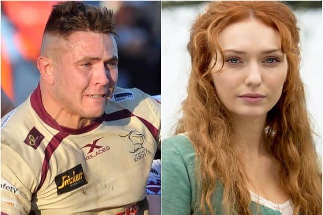 Ex-Doncaster Knights star WIl Owen and actress Eleanor Tomlinson are expecting their first child.