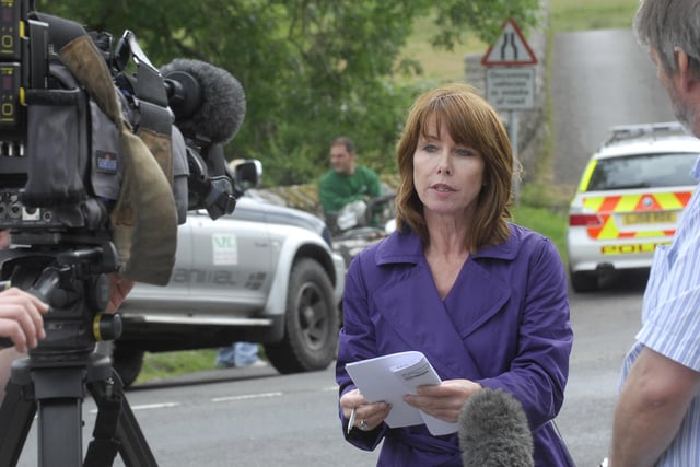 Kay Burley of Sky News broadcast live from Pauperhaugh. Jon Sopel from BBC and Alastair Stewart from ITV were also present.