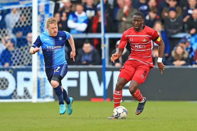 Doncaster Rovers' Joseph Olowu in action last term.