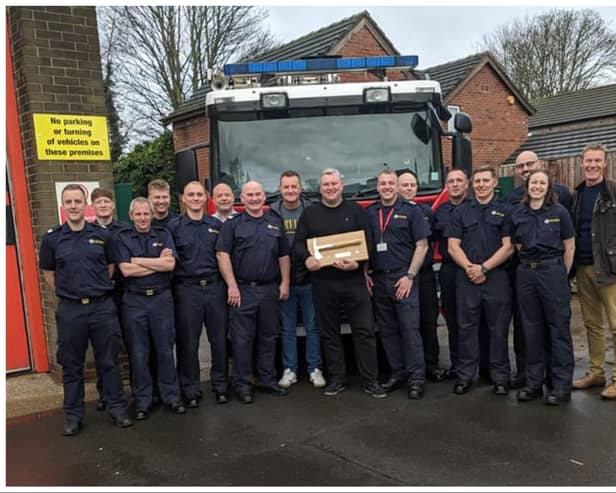 Dean Smith has retired after 31 years at Askern Fire Station. (Photo: Askern Fire Station).