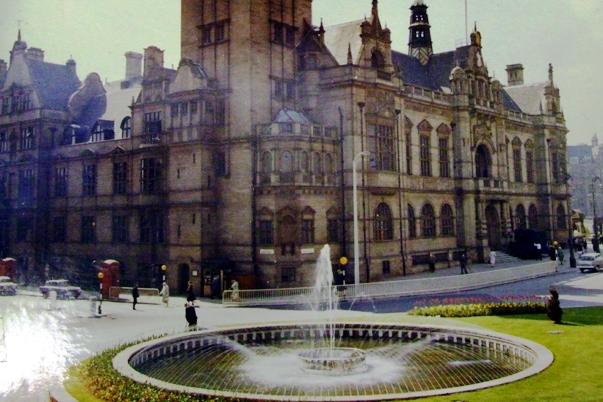 The fountain in 1971