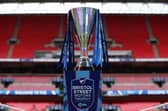 Peterborough are holders of the Bristol Street Motors Trophy. (Photo by Richard Pelham/Getty Images)