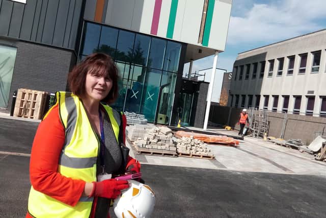 Brighter Futures Learning Partnership Trust chief executive Helen Hernandez-Redford at the Doncaster University Technical College before it opened