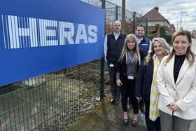 Back to front - Richard Birkinshaw, Rob Flynn, Jacqui Richardson, Antonia Jeffers and Sally Jameson MP.
