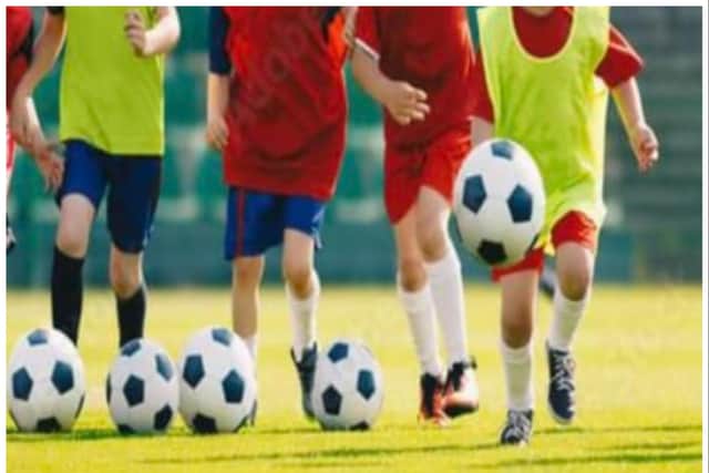 Young footballers will be taking on the charity walk in aid of St John's Hospice.