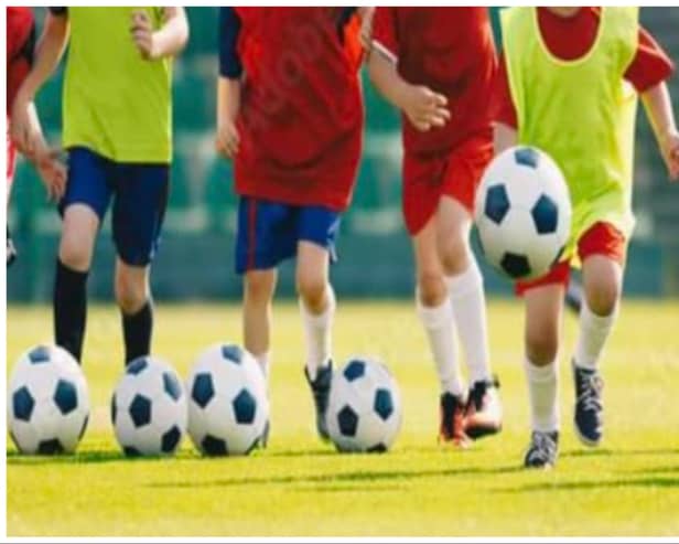 Young footballers will be taking on the charity walk in aid of St John's Hospice.
