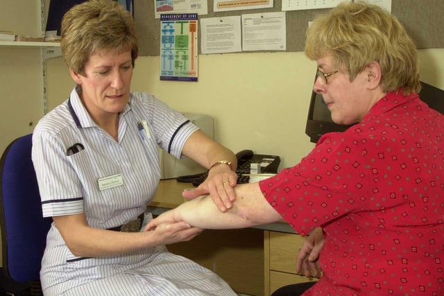 Doncaster Health News. Nurse. - Barbara Olliphant in 2003