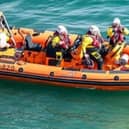 A wreath was laid at sea in memory of the seven men who died. (Photo: RLNI).