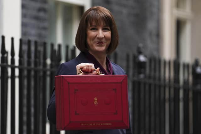Chancellor of the Exchequer Rachel Reeves leaves 11 Downing Street, London, with her ministerial red box before delivering her Budget in the Houses of Parliament.