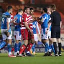 Things get a little heated as Rovers and Peterborough go head to head
