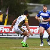 Stefanos Bastas, formerly of Doncaster RLFC, pictured in action for Greece, who will be in action at the Keepmoat Stadium at the 2021 Rugby League World Cup.