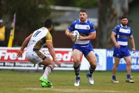 Stefanos Bastas, formerly of Doncaster RLFC, pictured in action for Greece, who will be in action at the Keepmoat Stadium at the 2021 Rugby League World Cup.