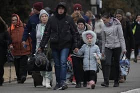 Thousands of Ukraine refugees have already arrived in the UK. (Photo: Getty)