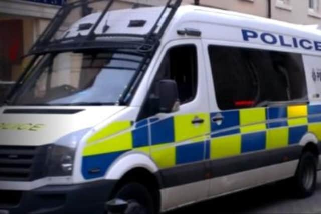 Man made over 100 unnecessary 999 calls to South Yorkshire emergency services in eight hours. File picture shows a police van responding to a call