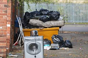 Flytipping in Doncaster off Flowitt Street, Hexthorpe. Picture: Marie Caley