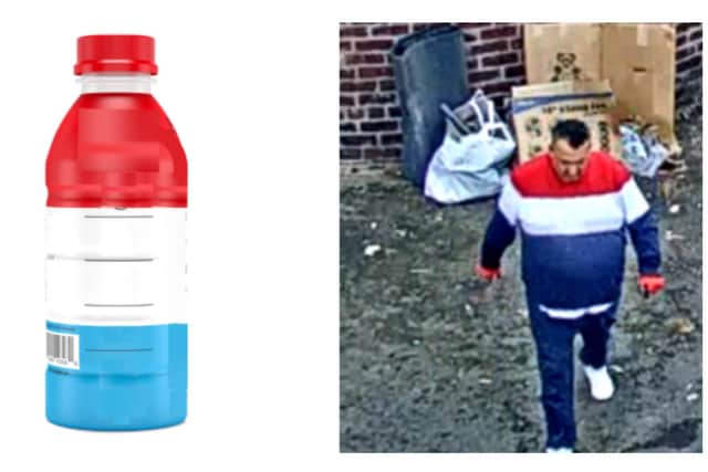 Doncaster Council compared the flytipper to a bottle of Prime drink.